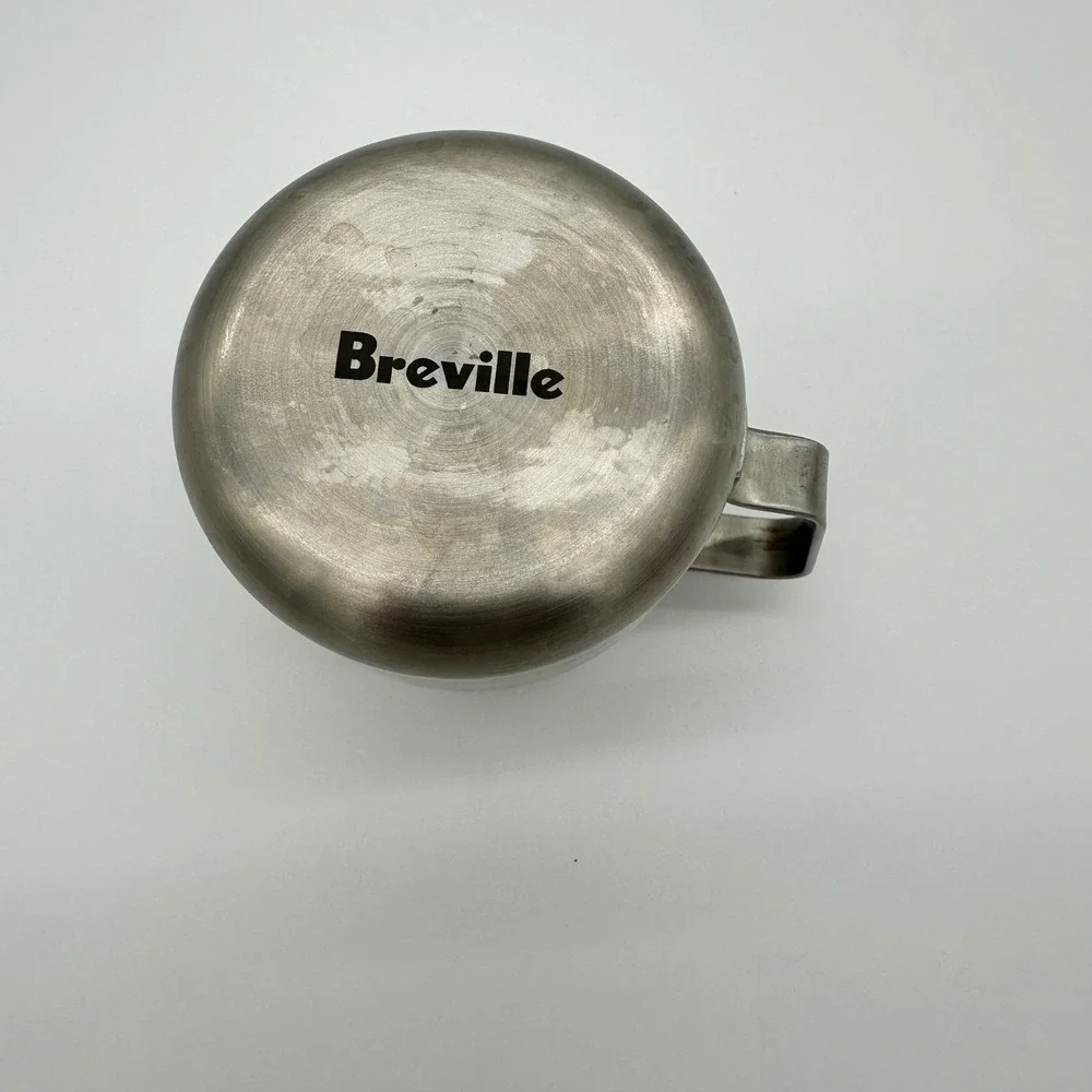 Breville Milk Frothing Pitcher Stainless Steel 16oz Espresso Steaming Jug Silver